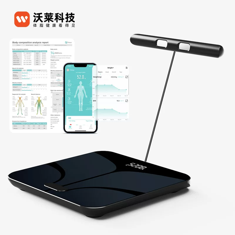 Cross-border новый профессиональный eight-electrode fat scales Democratic APP умные весы двойной частоты точные электронные весы