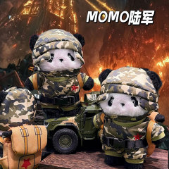 インクブルーパンダMOMO軍団ぬいぐるみペンダント海陸空パンダ動物園周辺キーホルダーかわいいバッグペンダント