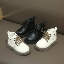 儿童马丁靴秋冬新款男女宝宝软底短靴中小童休闲英伦风皮靴子外贸