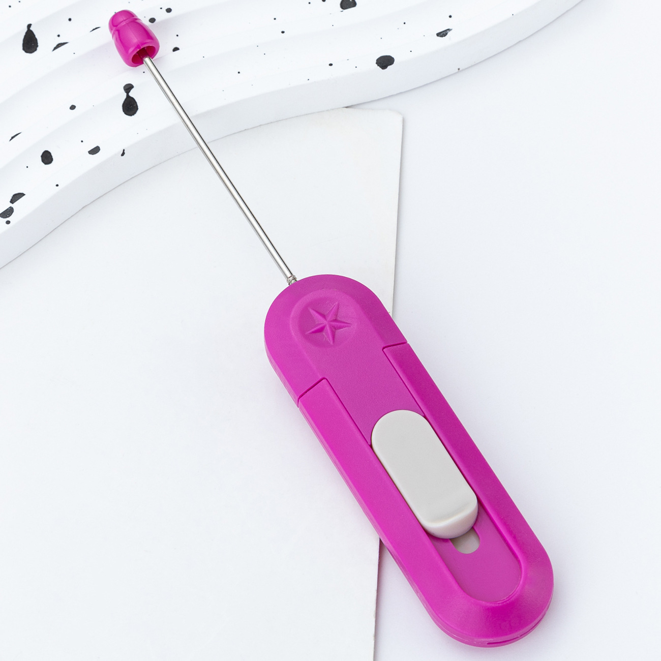 Nuevo cuchillo de entrega de cuentas DIY portátil desmontable cuchillo de entrega de cuchillo de oficina estudiantil cortador de papel cuchillo de mano desmontable artefacto mágico