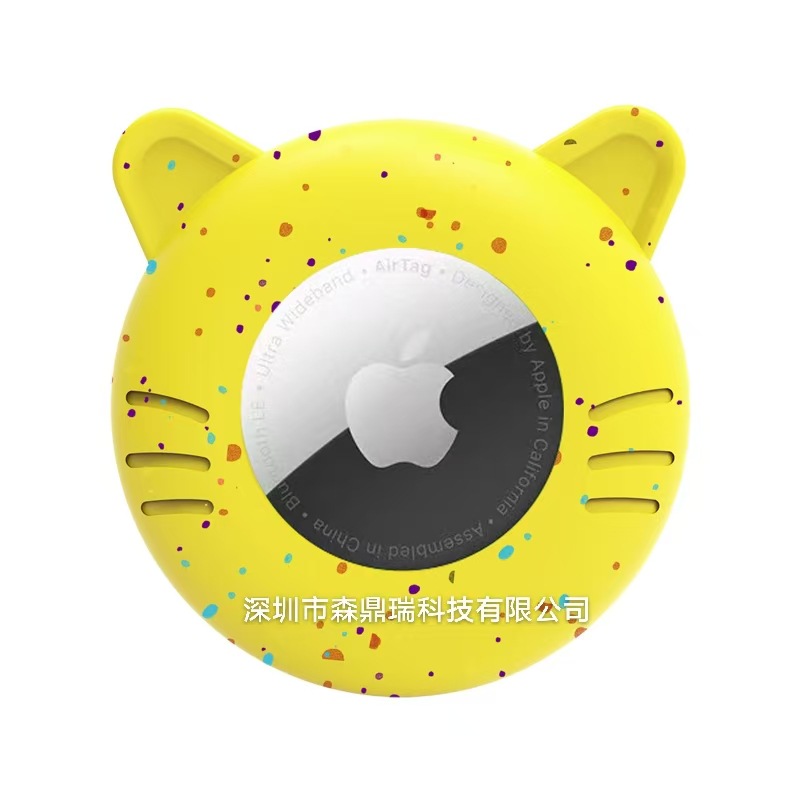 폴카 도트 라이트 옐로우 보호 케이스+opp