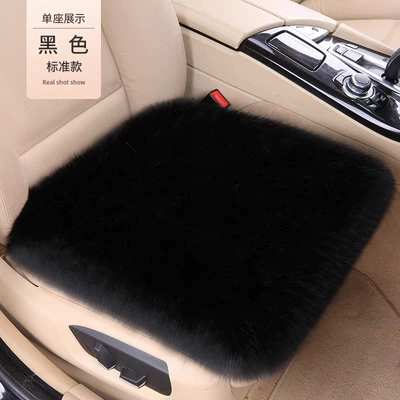 Single Piece Universal Three-Piece Seat – Seat cushion, seat cover - black-single-pad