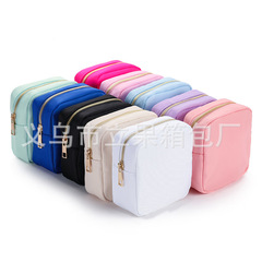 Cross-border Amazon candy-colored nylon waterproof makeup bag large capacity cosmetic storage bag for travel toothbrush bag