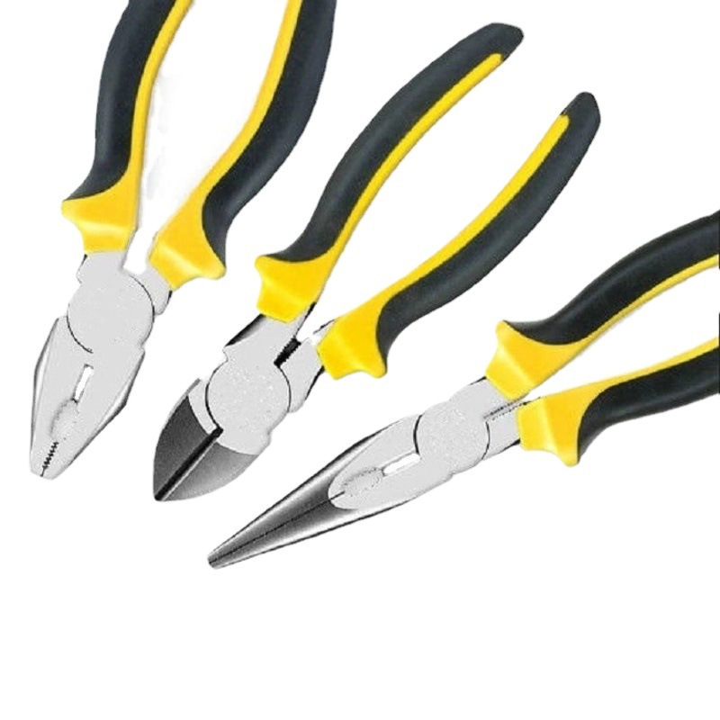 Alicates de alambre de boca puntiaguda/alicates diagonales electricista 6/8-pulgadas de ahorro de mano de trabajo alicates Tiger alicates industriales multifuncionales herramientas