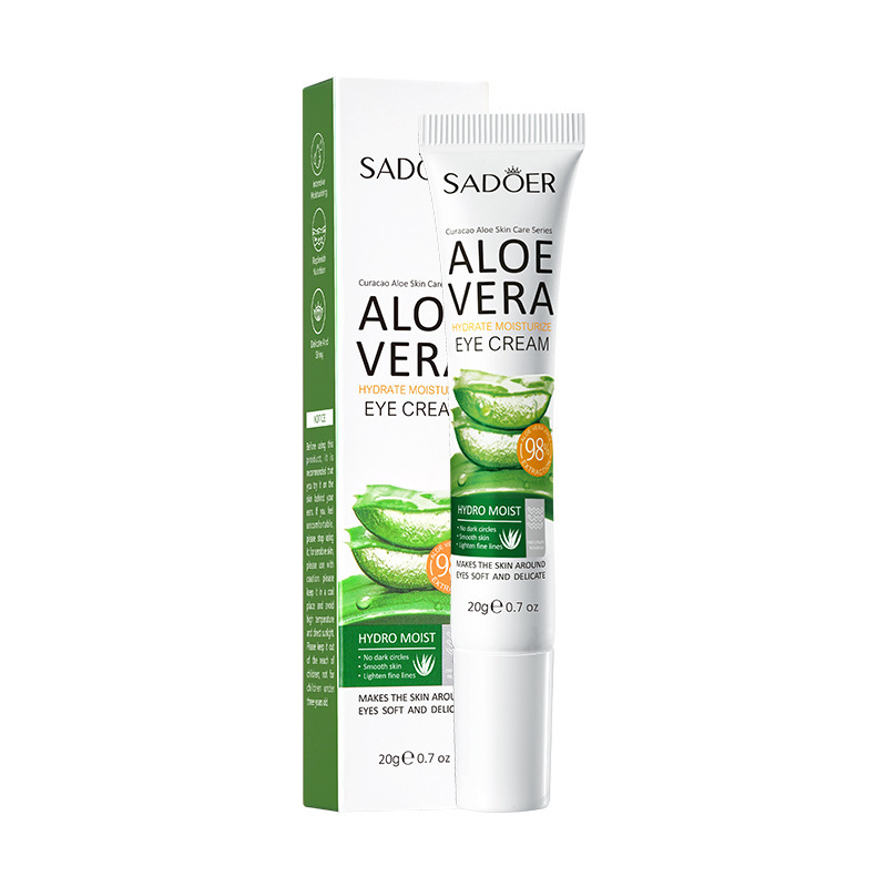 All English SADOER Aloe Vera Hidratante Suavizante Eye Cream Essence Eye Cream Series Comercio exterior transfronterizo al por mayor