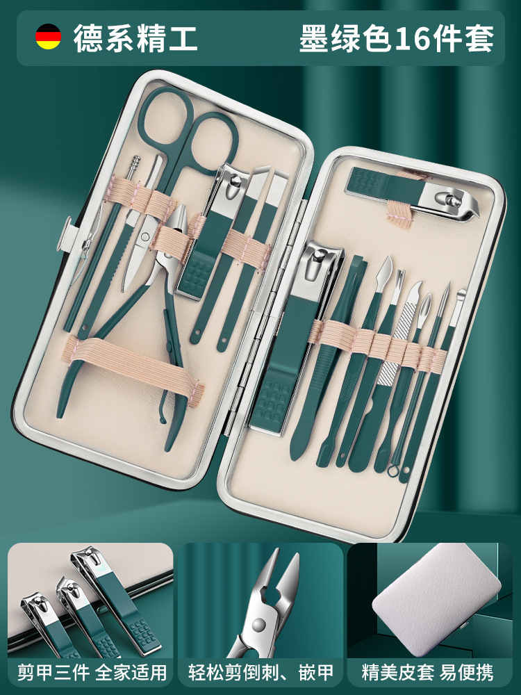 Pedicure manicure tijeras regalo de actividad portátil oreja para hombres oreja cucharas de corte de uñas set LOGO pinzas de uñas para el hogar