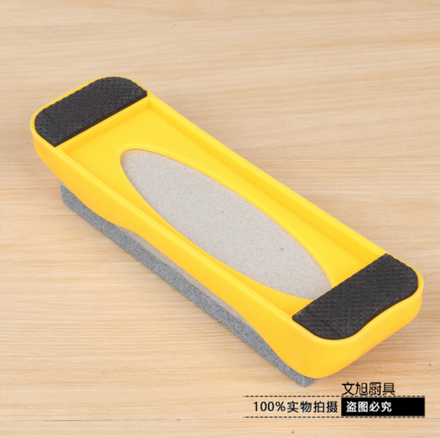 Cuchillo de cocina doméstico afilador de cuchillo multifuncional de doble cara afilador rápido tijeras de molienda de piedra de aceite diamante