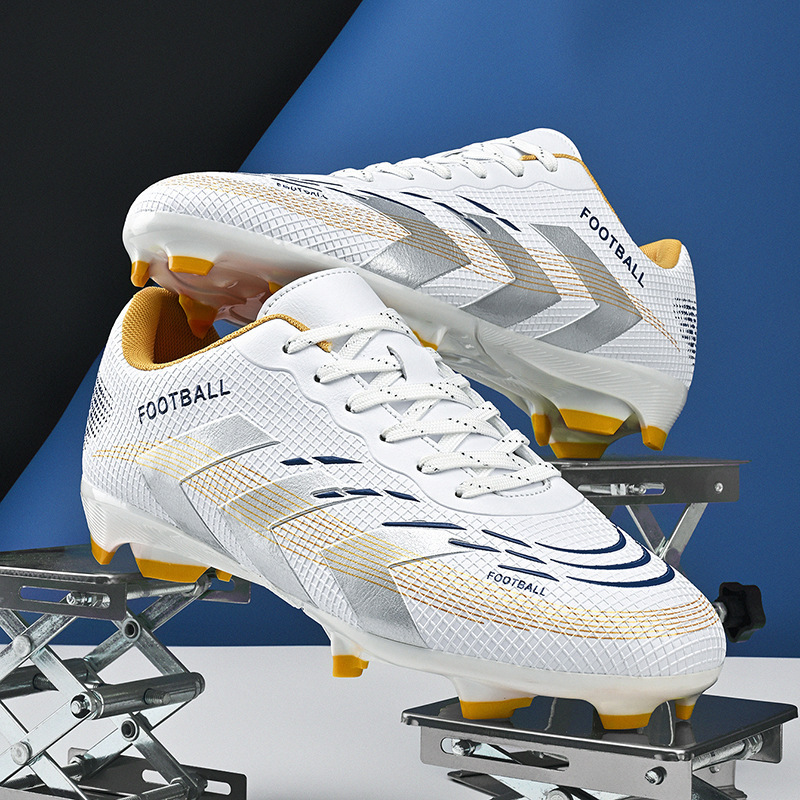 Zapatos de Fútbol Profesionales para Jóvenes de Malla y TPU, Ligeros, para Entrenamiento en Césped