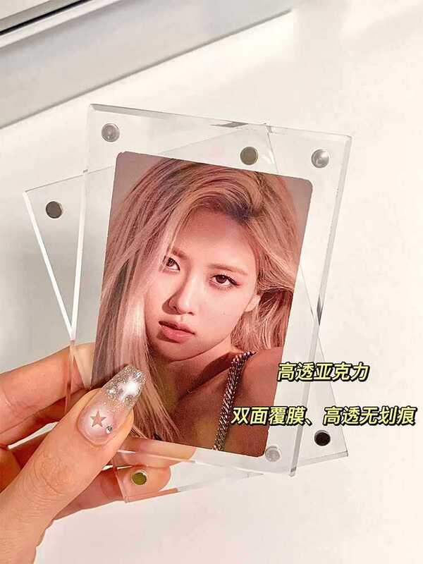 ✅ Polaroid Photo Frame Acrylic 3inch Instax Photo Card Display Stand Mini Stand