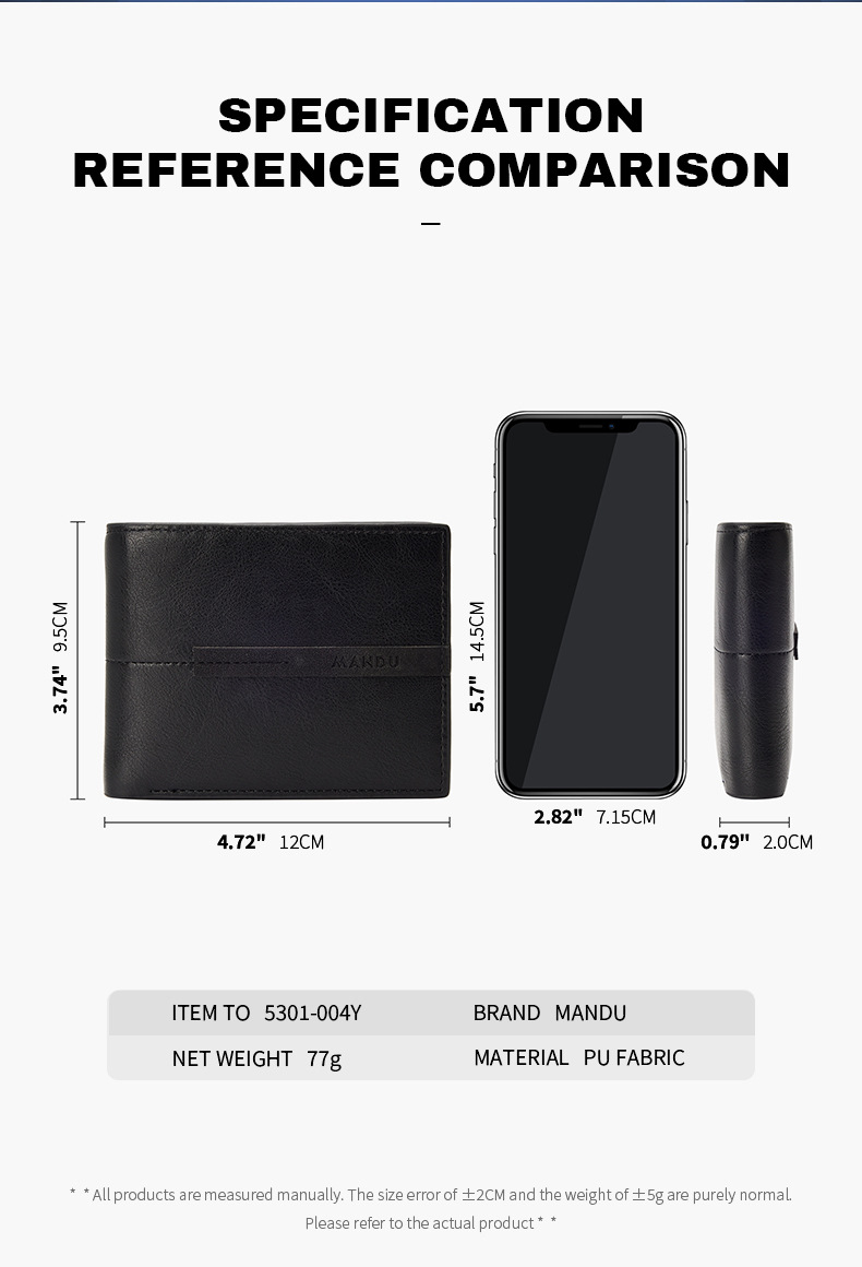 Fashionable Men's Wallet, New Arrival, Classic Short Wallet With Multiple Card Slots, Multi-function Popular Wallet_voghion.com