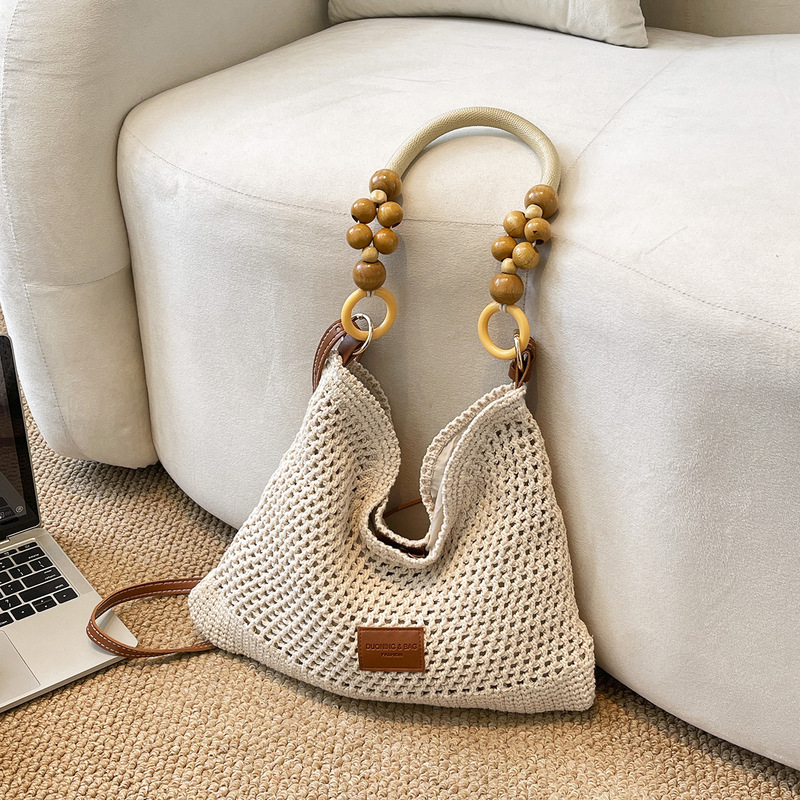 Spring Stylish Hollow-Out Woven Tote Bag for Women 2026 New Model Hand-Held Straw Bag Large Capacity Shoulder Crossbody Bag Spring Stylish Hollow-Out Woven Tote Bag for Women 2026 New Model Hand-Held Straw Bag Large Capacity Shoulder Crossbody Bag