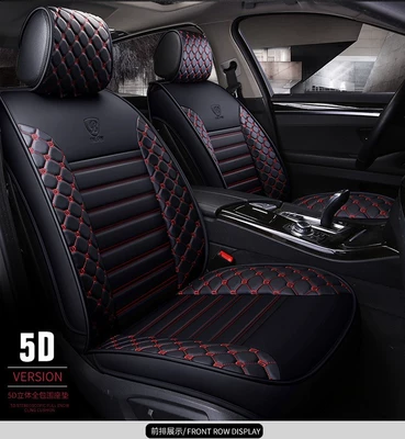 Seat cushion, seat cover: Cushions and Seat Covers, Direct Sales - black-and-red-front-row-leaflet