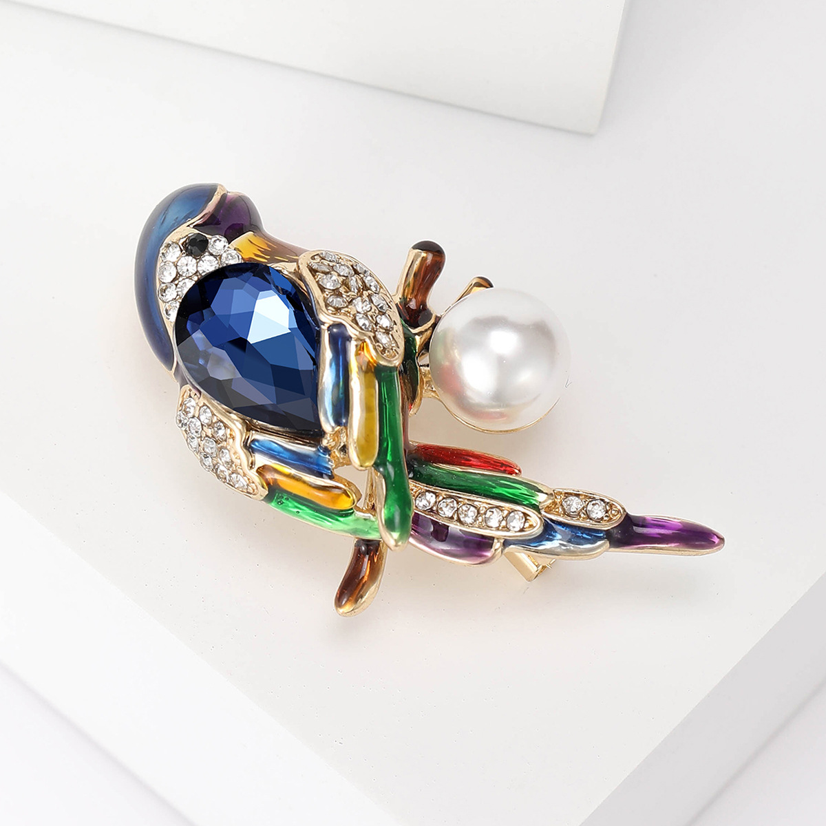 Banquet Occasion Cute Pin Alloy Inlay Rhinestones Pearl Women's Brooches