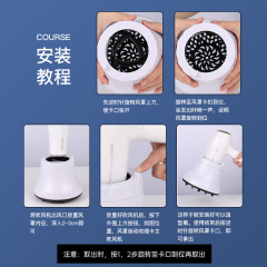 Cross-border electric hairdryer with large diffuser&mdash;ultimate tool for curling, universal interface, versatile drying hood, and airflow diffuser nozzles