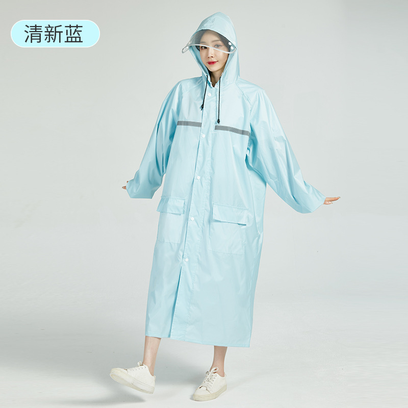 Nuevo chaco de lluvia largo todo el cuerpo a prueba de lluvia tormentosa para hombres y mujeres al aire libre unido para adultos con chaco de lluvia eléctrico