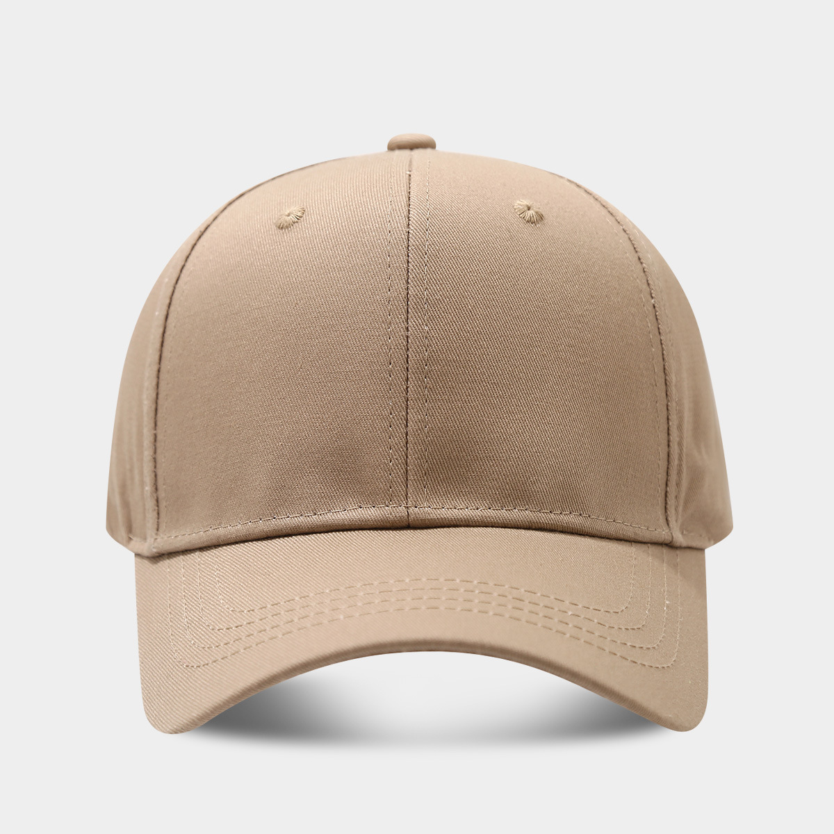 Primavera y verano al aire libre sombrero de protección solar sombrero de color sólido simple sombrero de béisbol casual duro mostrando cara pequeño sombrero de lengua de pato para hombres y mujeres