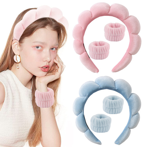Cross-border hot selling gold velvet fabric high skull twist face wash headband Amazon cross-border cloud headband