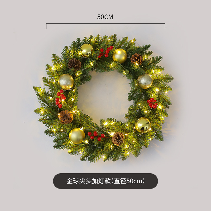 Cabeza puntiaguda de la bola de oro más tipo de lámpara (diámetro 50cm)