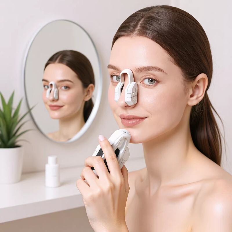 Japanese Nose Beauty Clip Microcurrent Nose Beauty Device Vibrating Nose Bridge Lifter Nose Shaper so Nose Wing Ems Pulse Nose Beauty Device Japanese Nose Beauty Clip Microcurrent Nose Beauty Device Vibrating Nose Bridge Lifter Nose Shaper so Nose Wing Ems Pulse Nose Beauty Device