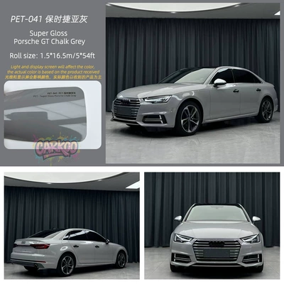 Auto Color Change Film Car Paint Gt Silver Car Color - porsche-gray-151m-only-suitable-for-one-side-of-the-front-door
