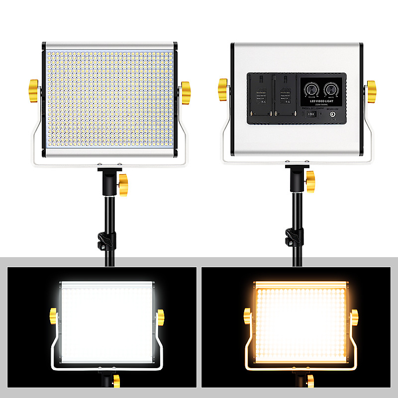 Wanxin W480/W660 fotografía profesional en vivo LED Luz de relleno retrato de fotografía de cine y televisión luz de iluminación de vídeo de luz suave