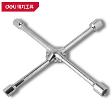 得力工具 十字轮胎套筒扳手省力加长型汽车维修换胎工具DL4414 16