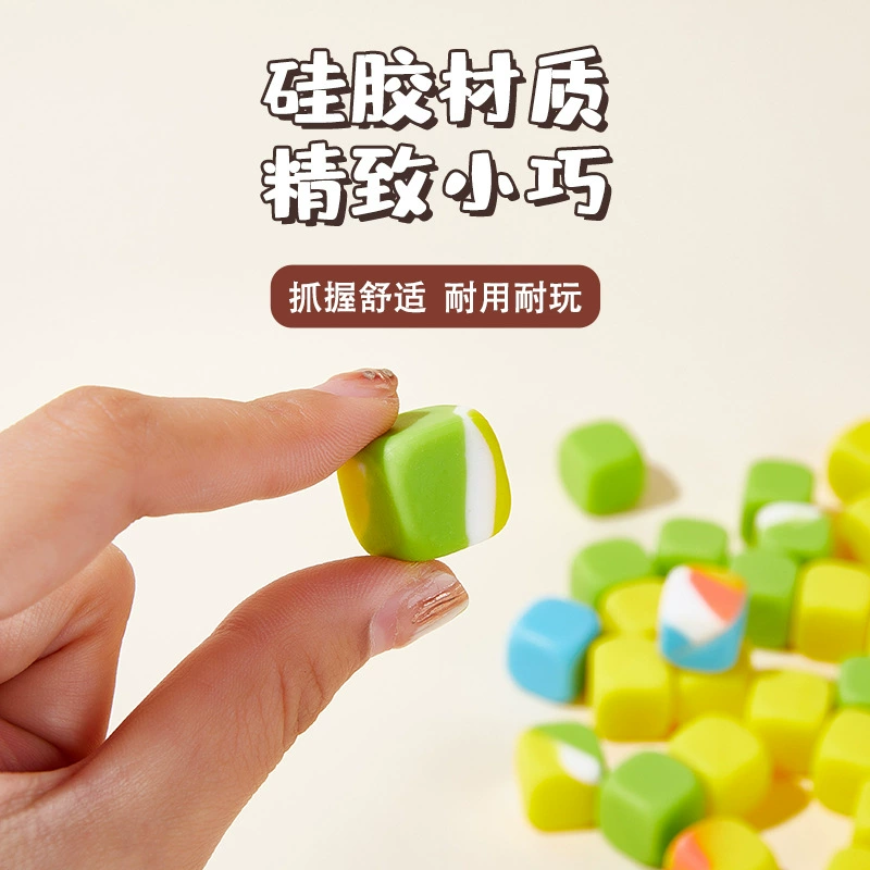 Silicone constructor, wear-resistant durable toy, wholesale
