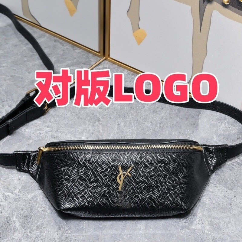 Y family 24 new big logo waist bag poplar forest chest bag high quality leather luxury jewelry big name