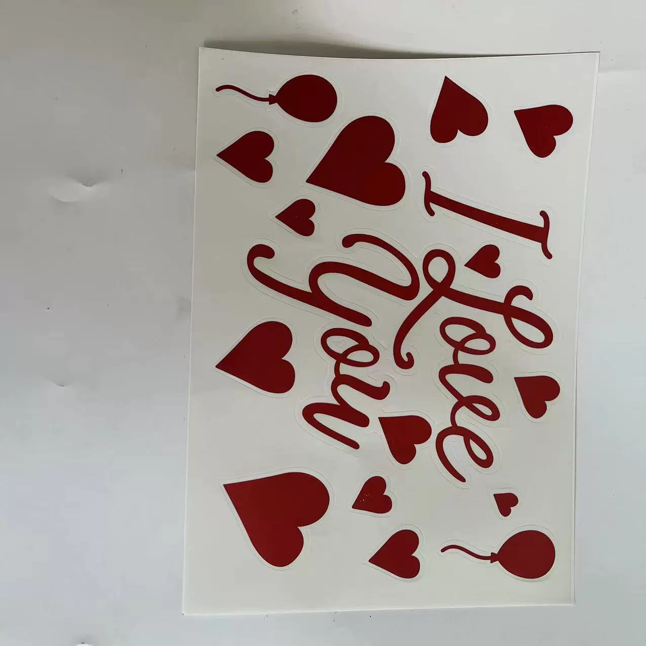 Transparent sticker, balloon, new collection, DIY