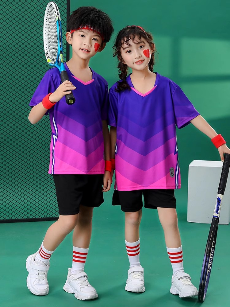 Children's quick dry uniform for badminton for boys
