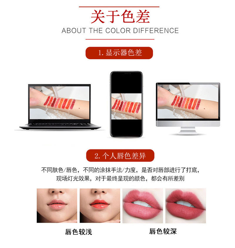 kakashow velvet lip gloss and lip paste matte finish red lip gloss that doesn't stick to cups and doesn't fade, an affordable alternative for students undefined