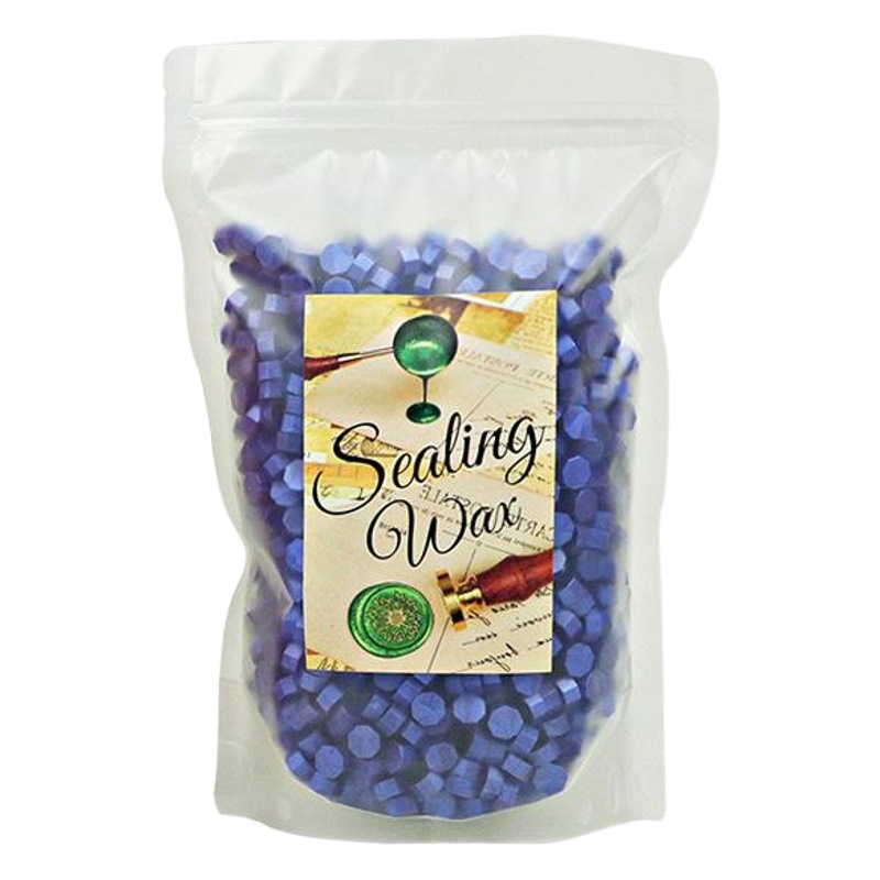 Perlas de cera de sellado octogonales Oucai, 500g, 131 colores, perlas de sellado de cera a granel, colores mixtos, baratas, perladas, una libra.