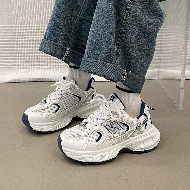 Обувь Platform Sports Shoes, женская стиль Кореи, дышащие повседневные кроссовки, размеры 35–40