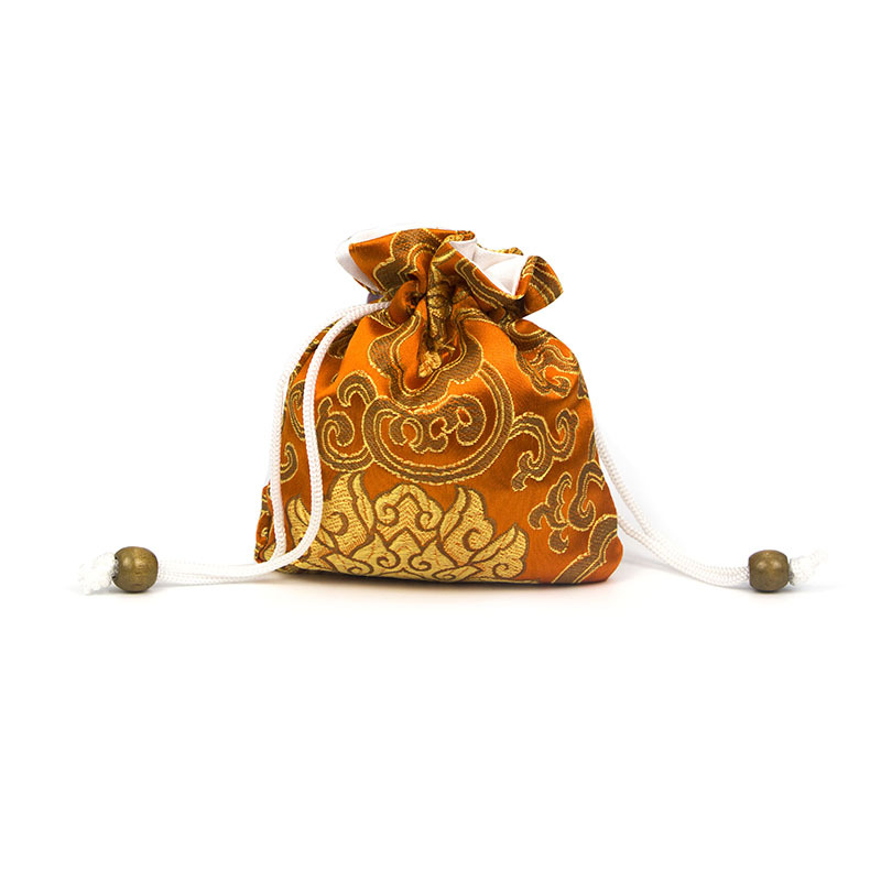 工厂定制文玩珠宝袋 复古风锦布束口袋 锦缎首饰袋收纳包装批发