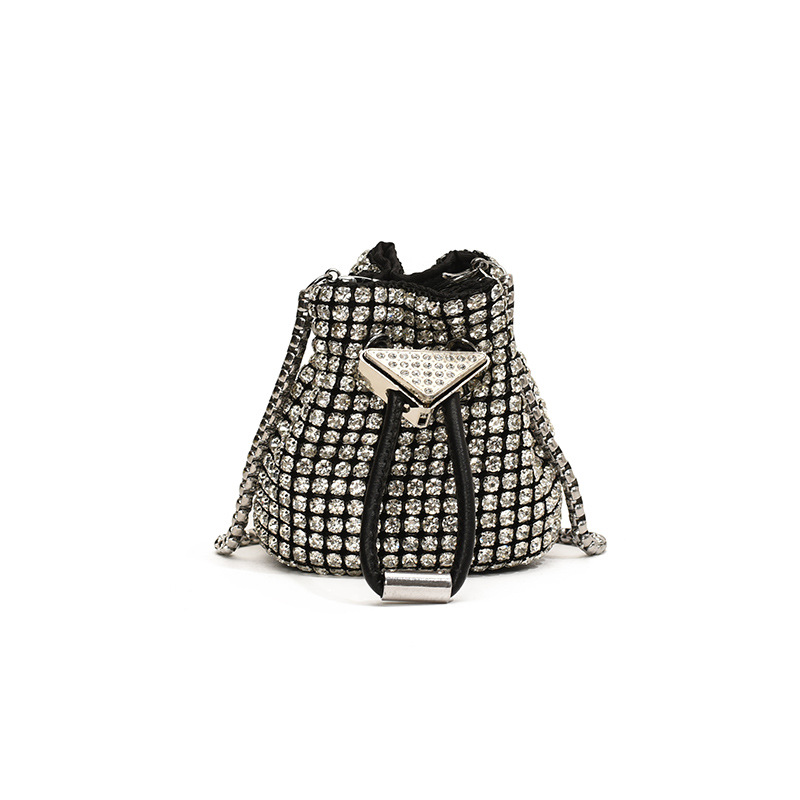 Bolsa de hombro coreana para niños y niñas, diamante dulce, mini bolso de cuerda para niños, nuevo bolso de cadena para niños