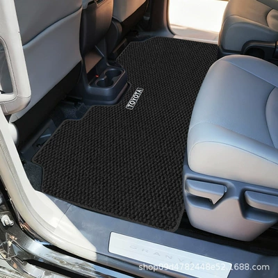 Universal Foot Pad Carpets, and Trunk Mats for - 7-seater-exclusivemiddle-row-black-menis