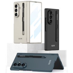 适用三星z fold7手机壳磁吸折叠转轴全包壳个性笔槽附笔壳膜一体