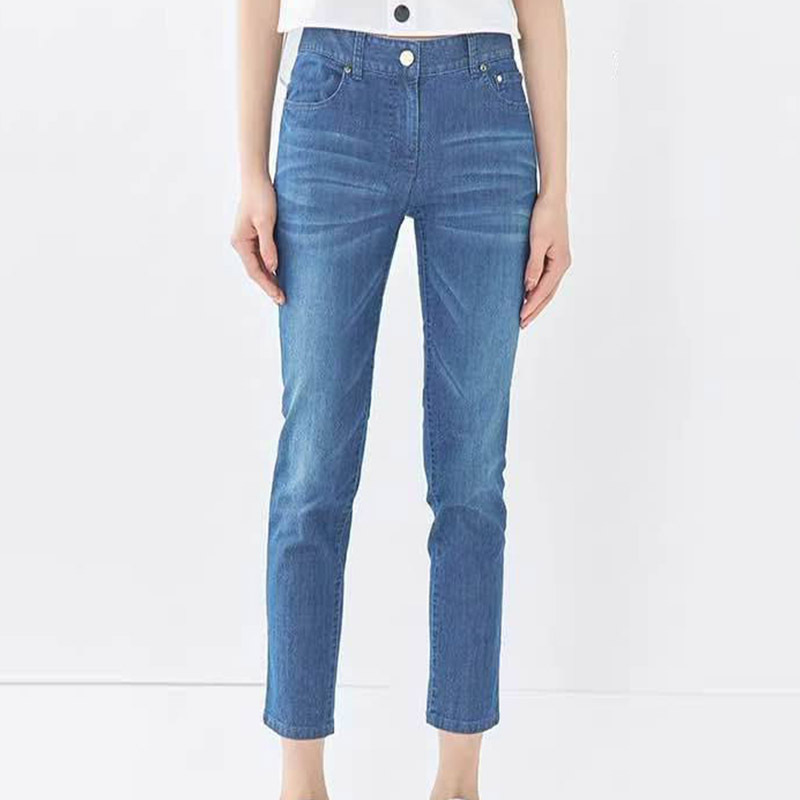 Occupation amash brand Flagship store 2021 summer Nine points Jeans Thin section soft Pencil Pants Panties
