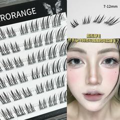 HERORANGE~狐系免胶假睫毛整簇一片式自然妈生感胶水款美睫眼睫毛