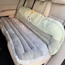 新款汽车坐垫冬季毛绒保暖长凳子座垫车内后排车垫椅子椅垫座椅屁
