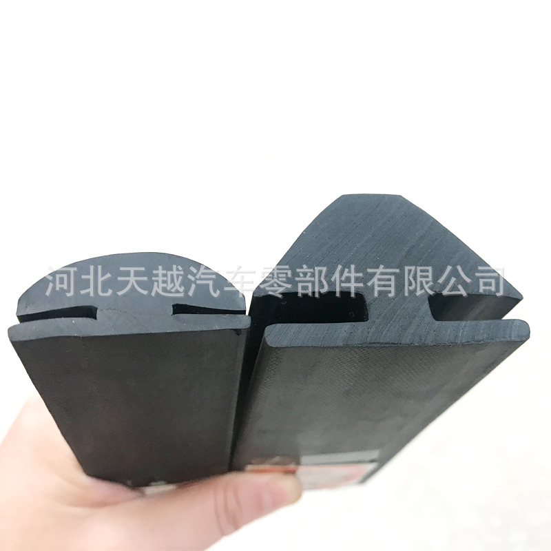 二口玻璃密封条嵌条三元乙丙机械设备二口胶条卡3mm 38*18