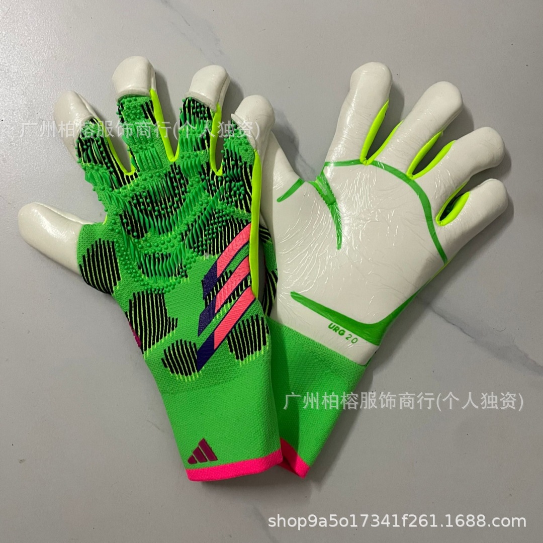 25 nuevo engrosado sin pulsera sin dedos de látex antideslizante entrenamiento de entrenamiento de portero del halcón guantes portero
