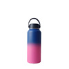 Space thermos, straw, cover, pen stainless steel, teapot, gradient