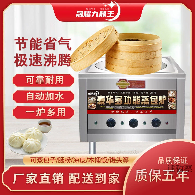 Быстрая паровая печь Коммерческая электрическая тепловая энергия Xiaolongbao колбасный порошок