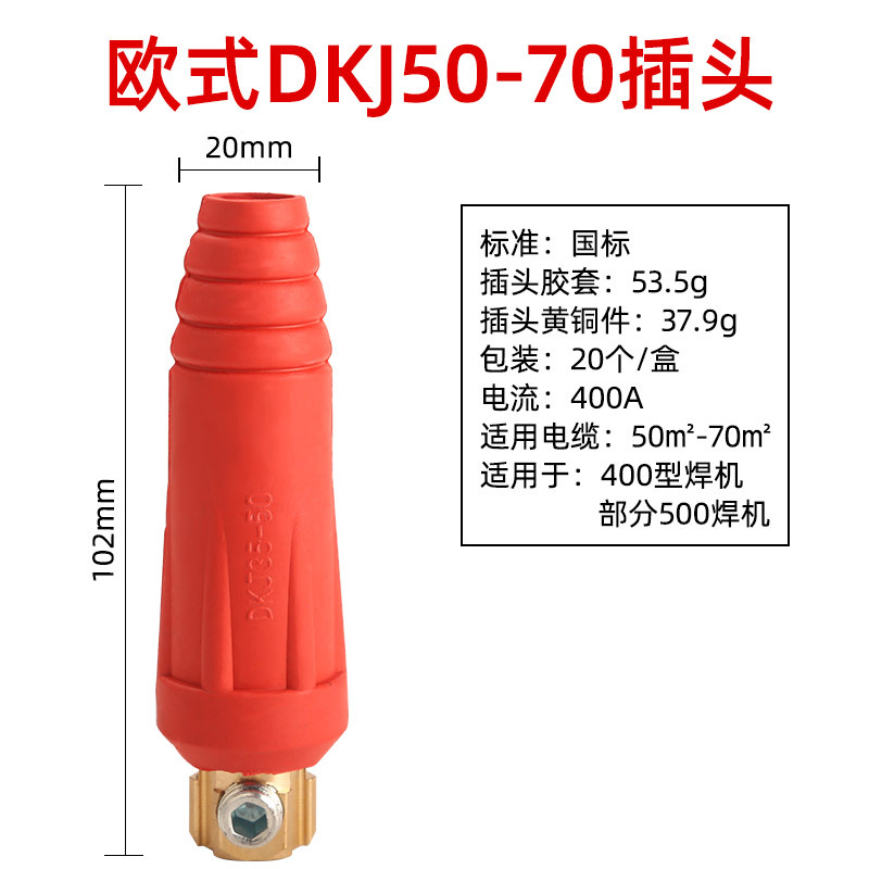 50-70 red plug