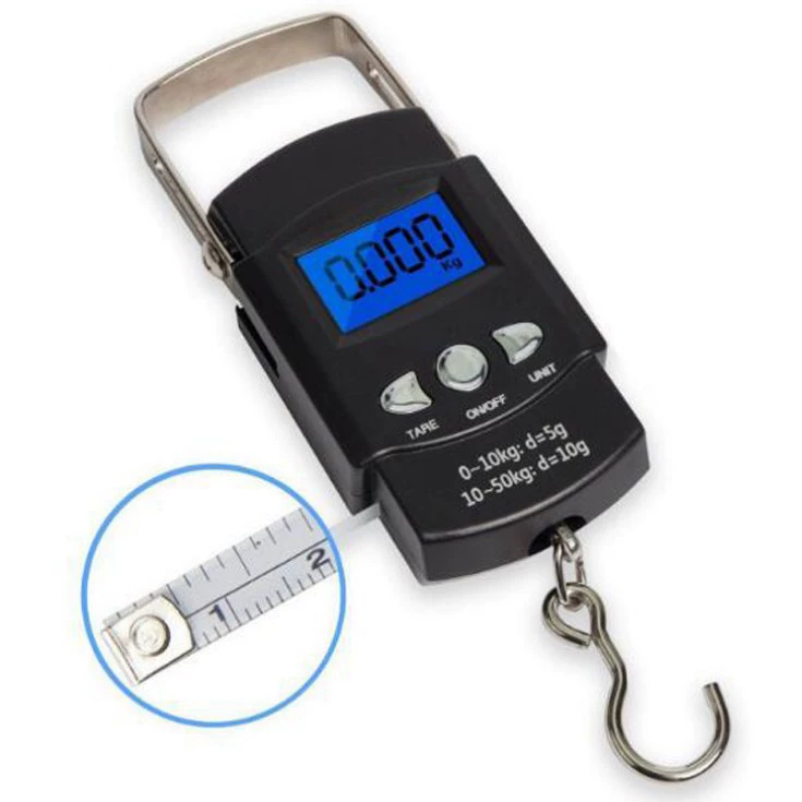 Портативные весы 50 кг электронные весы с линейкой для бега Экспресс-весы Jianghu с рулеткой для волос