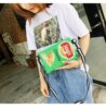 Potato chips, shoulder bag, funny one-shoulder bag for leisure, Korean style