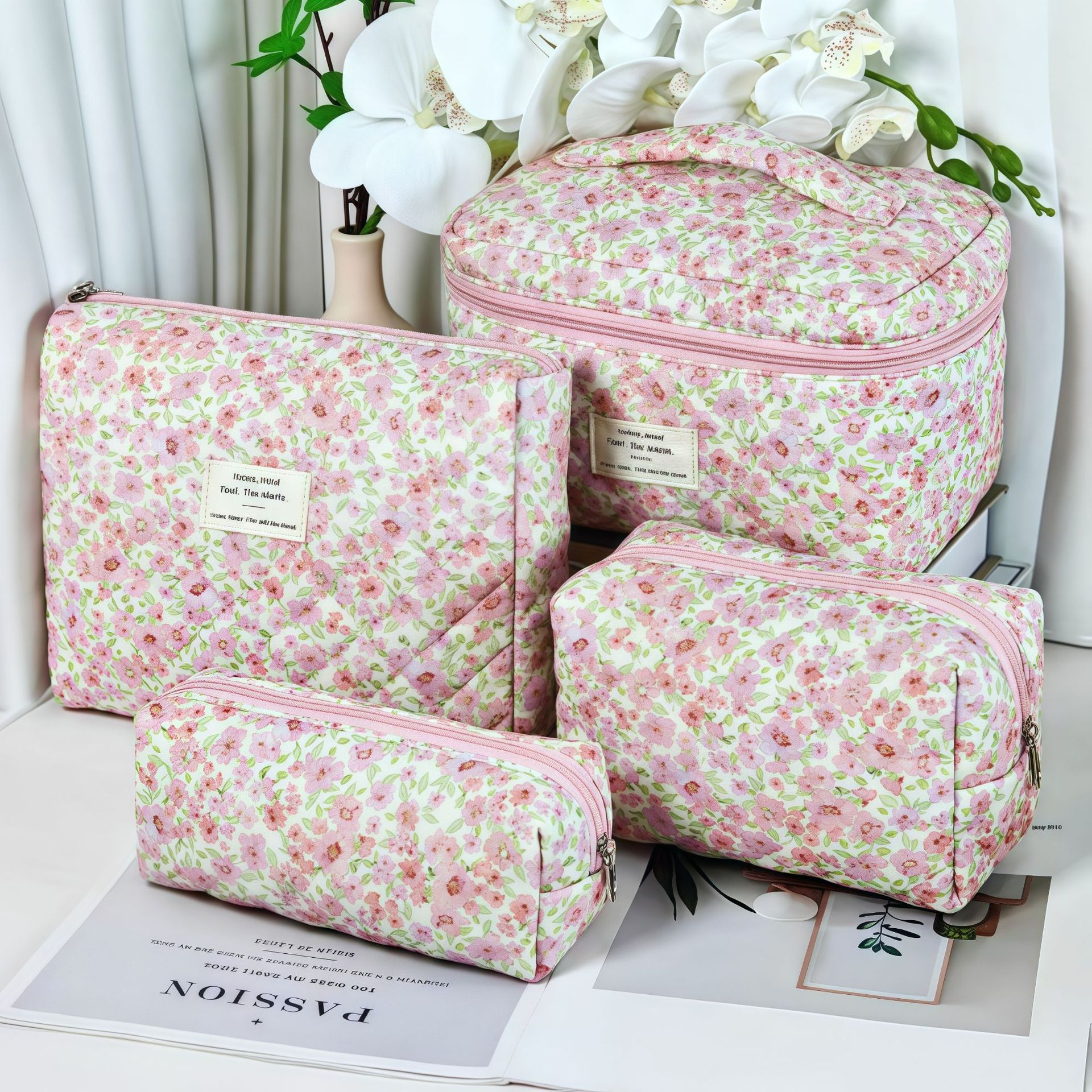capacious cosmetic bag
