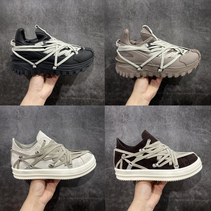 Putian Shoes Pure Original Wholesale Ri # K Owens Ro Mainline Cowhide Casual Shoes with First-Layer Cowhide Texture