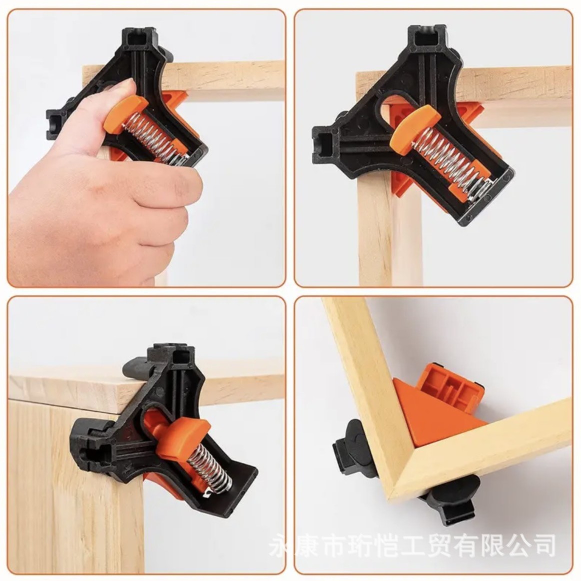 木工直角夹90度快速固定器可调快速强力夹具画框相框焊接口定位器-阿里巴巴